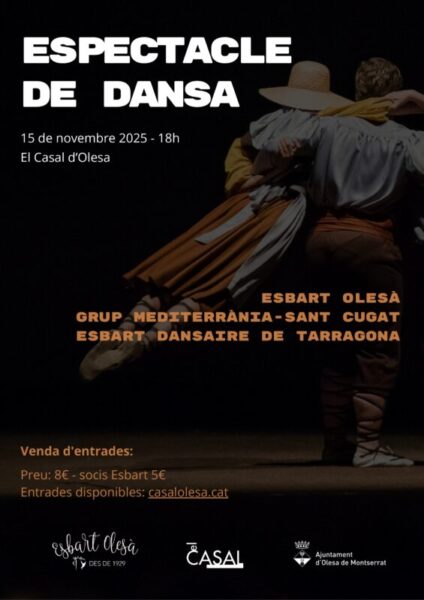 La Bustia cartell espectacle de dansa Olesa