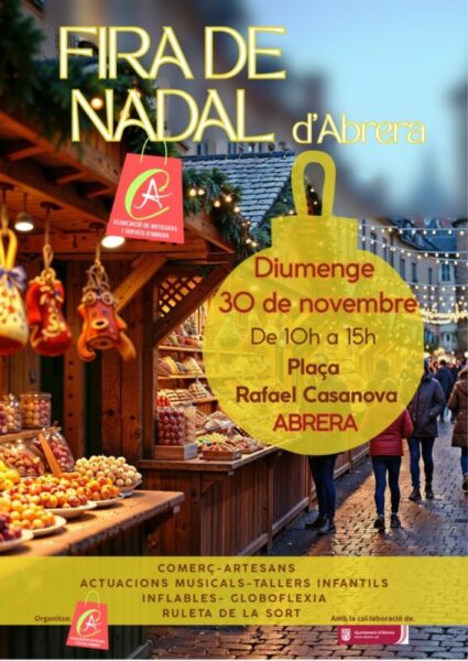La Bustia cartell fira de Nadal Abrera