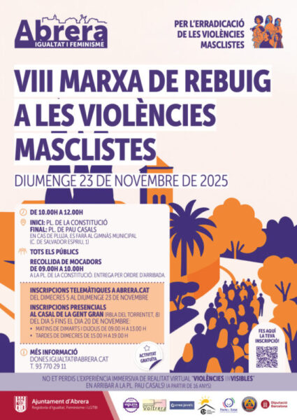 La Bustia cartell marxa 25N Abrera