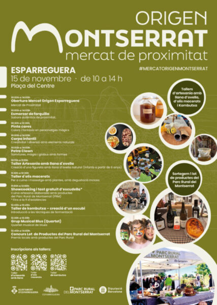 La Bustia cartell mercat Origen Montserrat Esparreguera