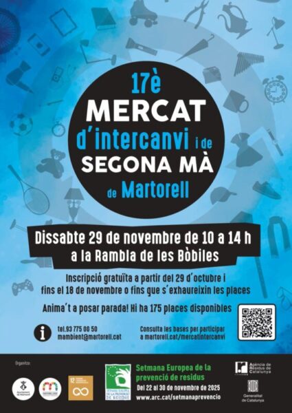 La Bustia cartell mercat intercanvi segona ma Martorell