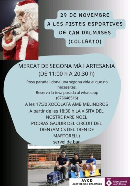 La Bustia cartell mercat segona ma Collbato