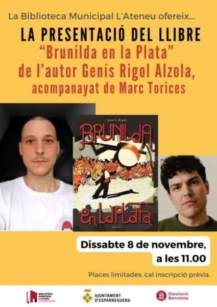 La Bustia cartell presentacio llibre Brunilda en la Plata