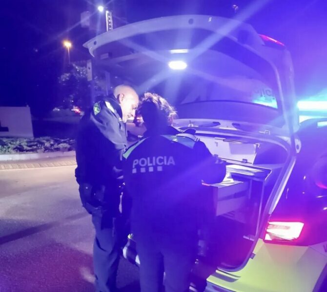 La Bustia control transit Policia Local Martorell 1