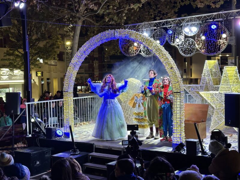 La Bustia encesa llums Nadal rambla Bobiles Martorell 2025