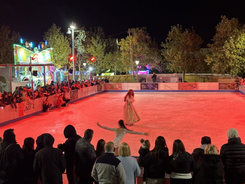 La Bustia inauguracio pista gel Nadal Martorell 2025