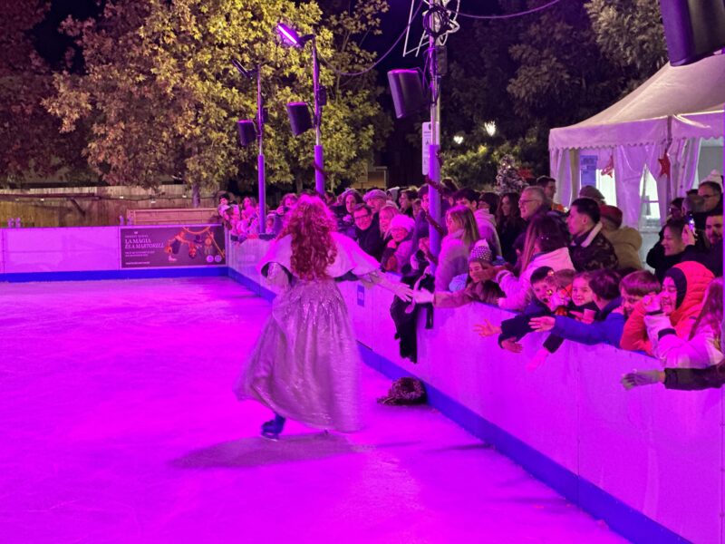 La Bustia inauguracio pista gel Nadal Martorell 2025