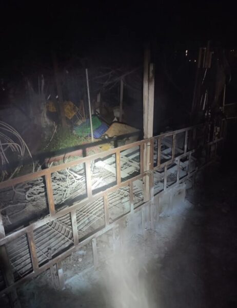 La Bustia incendi caseta hort Martorell 4