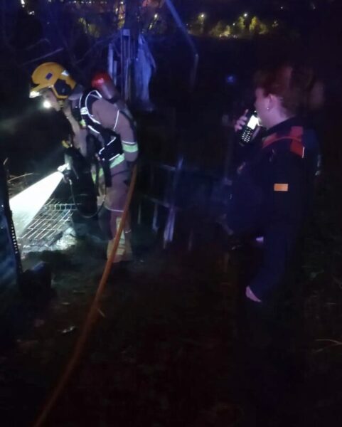 La Bustia incendi caseta hort Martorell 6