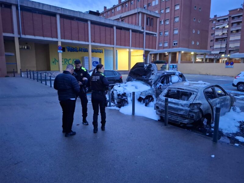 La Bustia incendi parquing Teatre Nuria Espert Sant Andreu 2