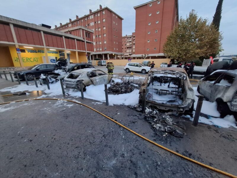 La Bustia incendi parquing Teatre Nuria Espert Sant Andreu 3