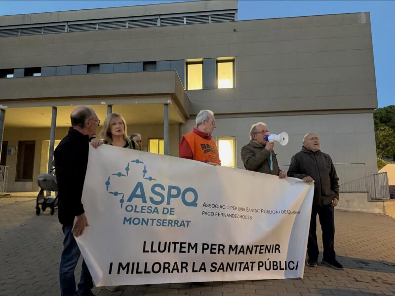 La Bustia manifestacio ASPQ Olesa carrers 3