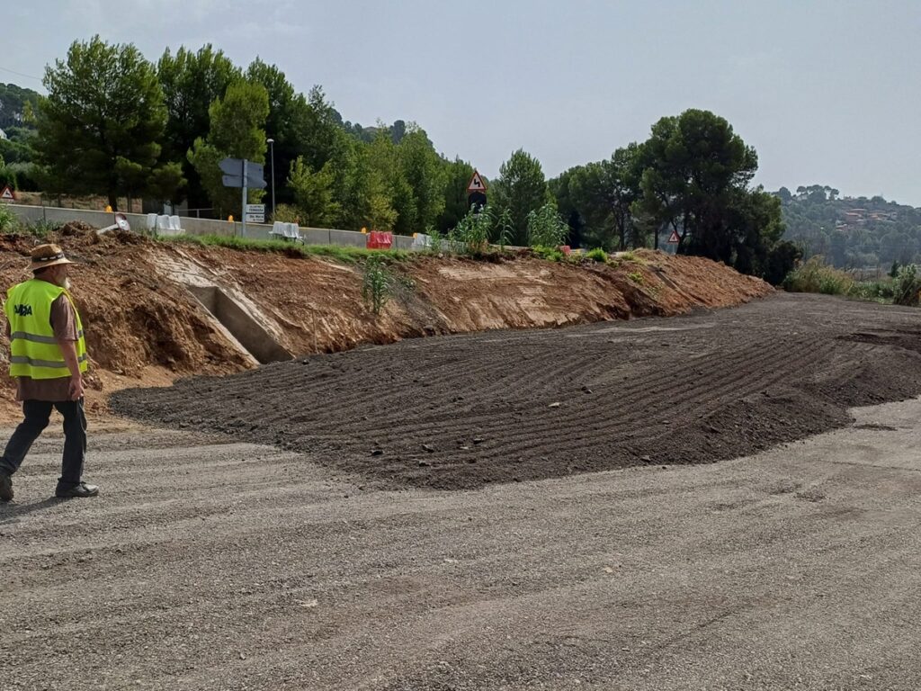 La Bustia obres nova rotonda Abrera 6