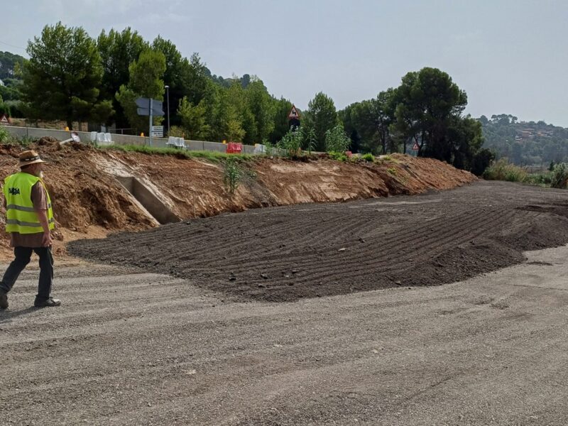 La Bustia obres nova rotonda Abrera 6