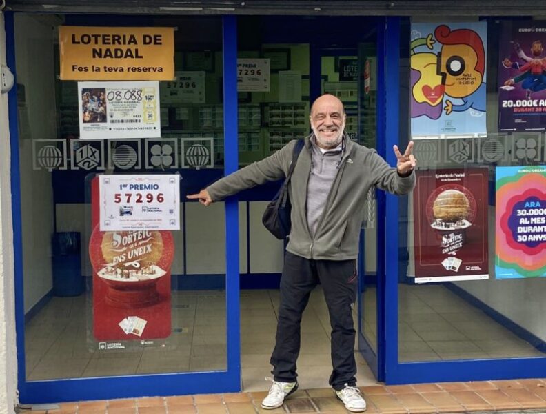 La Bustia primer premi 57296 loteria administracio 1 Esparreguera