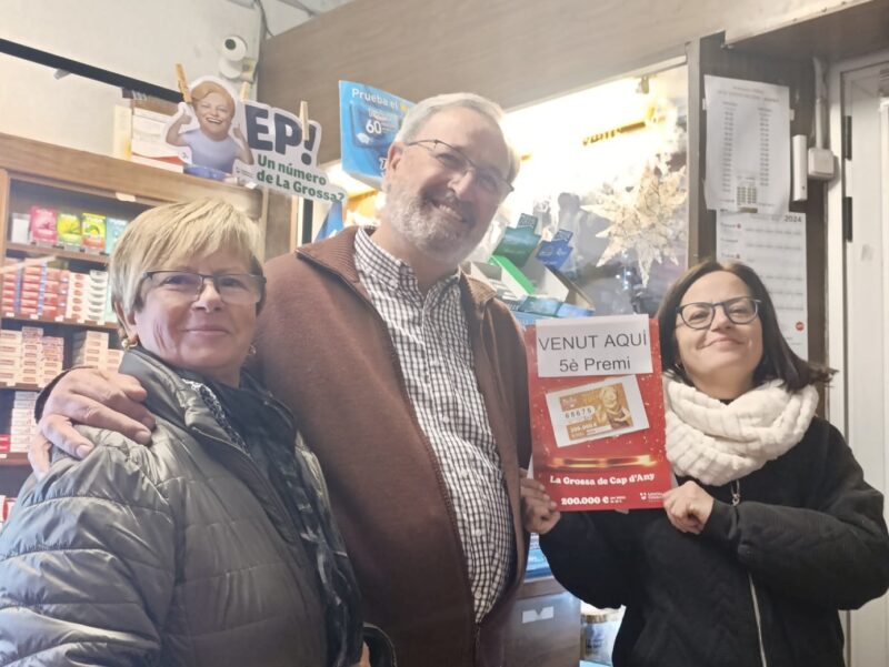 La Bustia 5e premi Grossa Cap Any estanc Palomera Gelida 31 desembre 2025