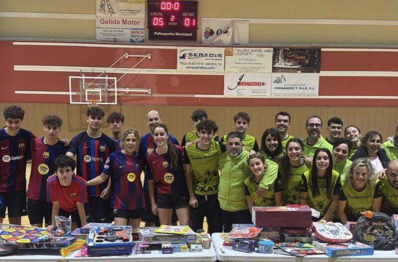 La Bustia Festa Santa Llucia Gelida torneig solidari Vailets