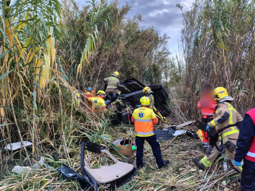 La Bustia accident Martorell 4 desembre 1