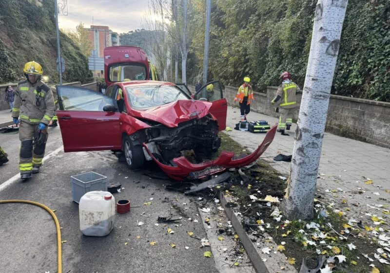 La Bustia accident Martorell 5 desembre 1