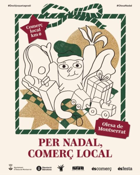 La Bustia campanya Nadal 2025 Comerc Olesa