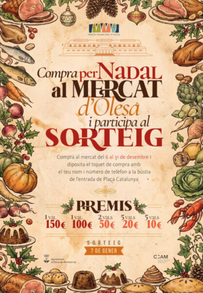 La Bustia campanya Nadal 2025 Mercat Olesa