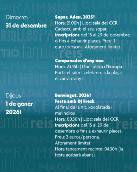 La Bustia cartell Cap Any Castellvi