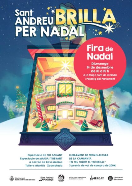 La Bustia cartell Fira Nadal Sant Andreu