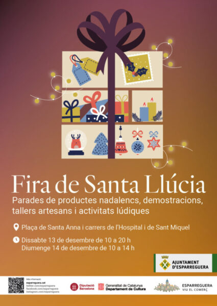 La Bustia cartell Fira Santa Llucia Esparreguera