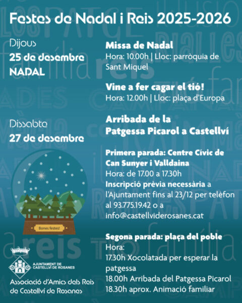 La Bustia cartell Patgessa Picarol Castellvi