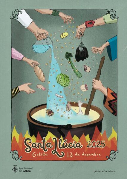 La Bustia cartell Santa Llucia Gelida