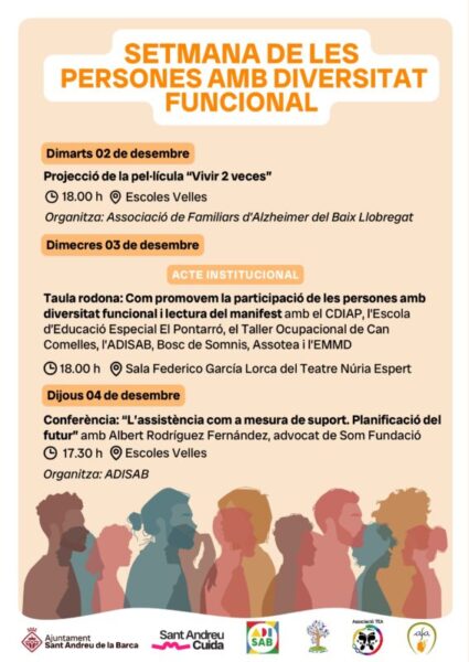 La Bustia cartell Setmana Persones Diversitat Funcional Sant Andreu