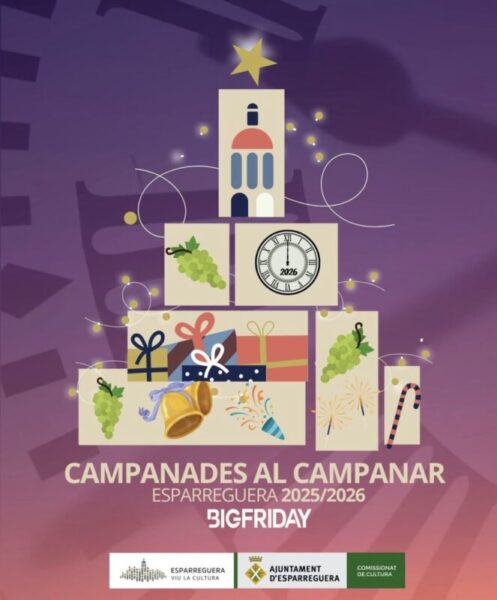 La Bustia cartell campanades al Campanar Cap Any 2025 2026 Bigfriday Esparreguera