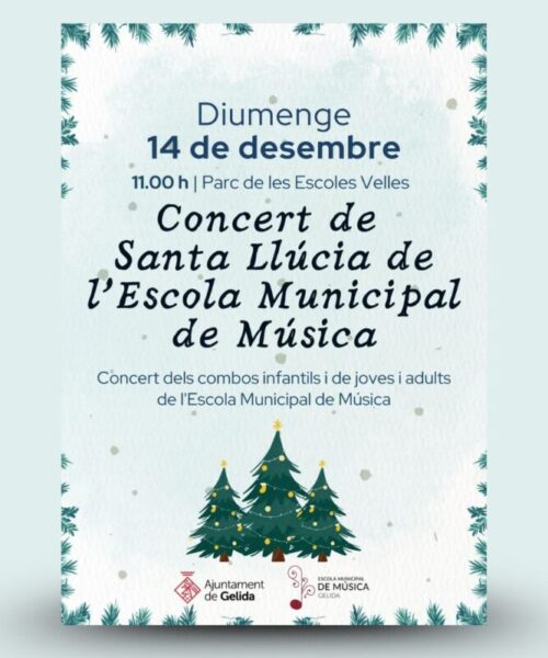 La Bustia cartell concert Santa Llucia
