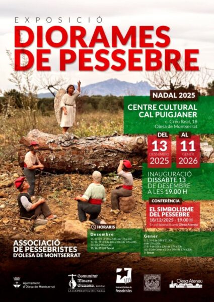 La Bustia cartell diorames pessebre Olesa