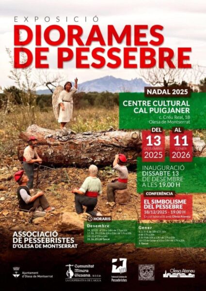 La Bustia cartell exposicio Diorames de pessebre