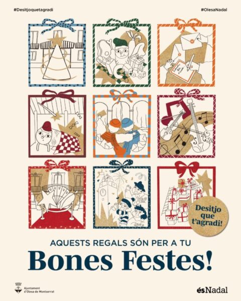 La Bustia cartell festes Nadal Olesa