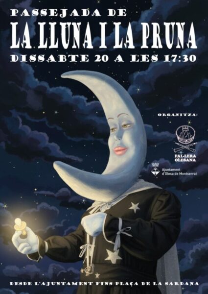 La Bustia cartell passejada de la lluna i la pruna