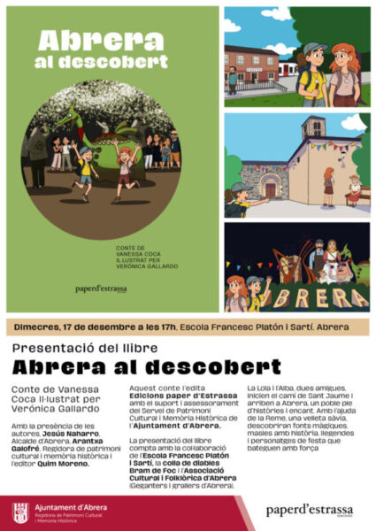 La Bustia cartell presentacio llibre Abrera al descobert