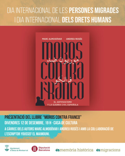 La Bustia cartell presentacio llibre Moros contra Franco