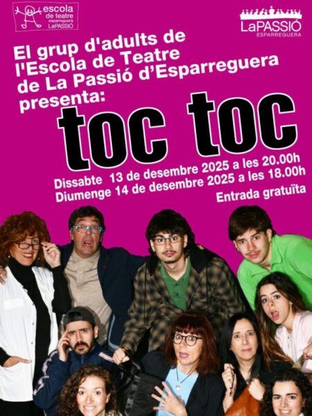 La Bustia cartell toc toc La Passio Esparreguera