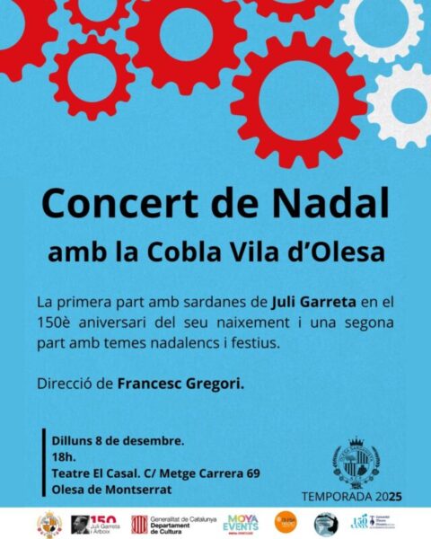 La Bustia concert Nadal Cobla Vila Olesa