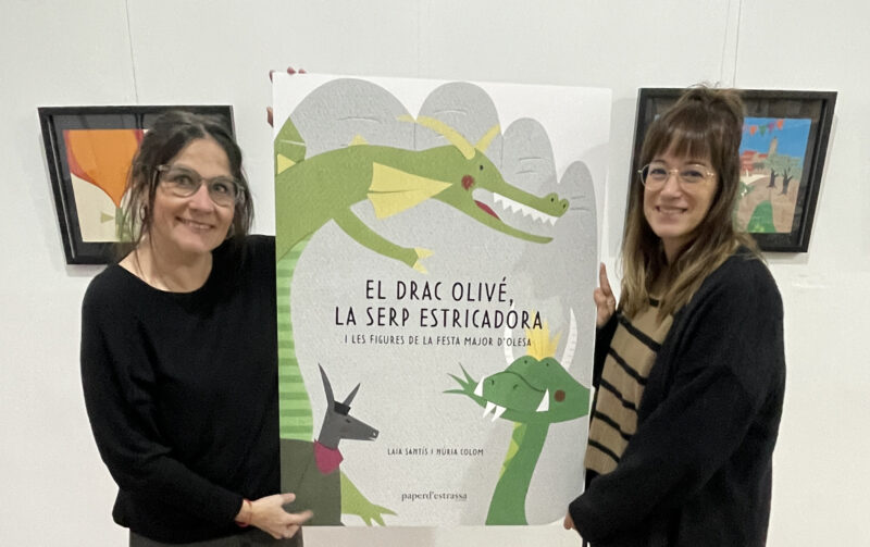 La Bustia conte Paper Estrassa El Drac Olive la Serp estricadora i figures Laia Santis i Núria Colom Olesa