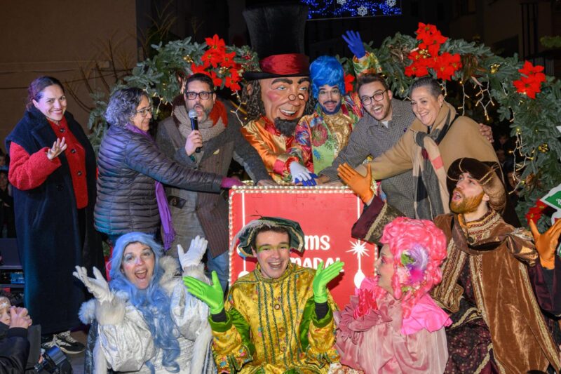 La Bustia encesa llums Nadal 2025 Masquefa