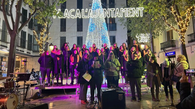 La Bustia encesa llums Nadal Esparreguera 7