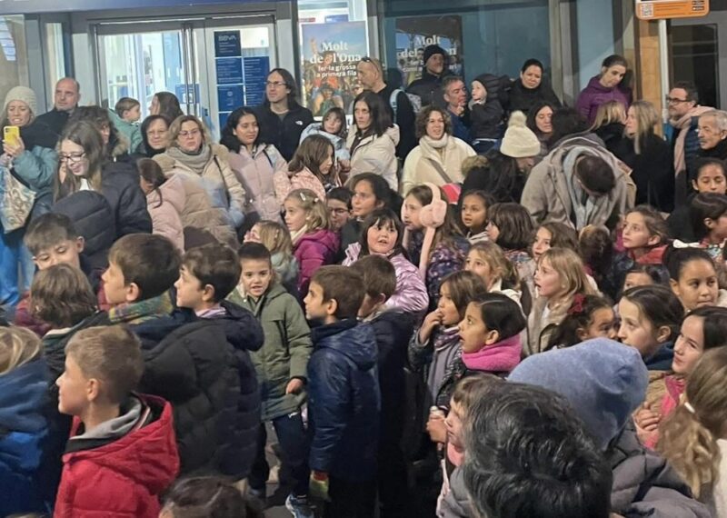 La Bustia encesa llums Nadal Gelida 4