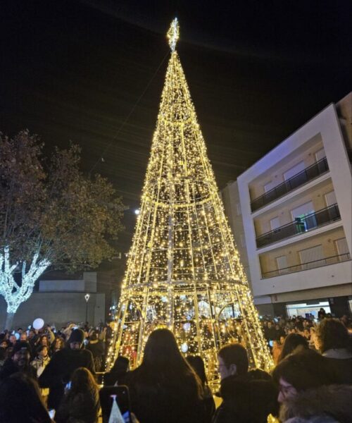 La Bustia encesa llums Nadal Olesa 1