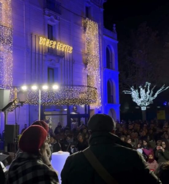 La Bustia encesa llums Nadal Olesa 7