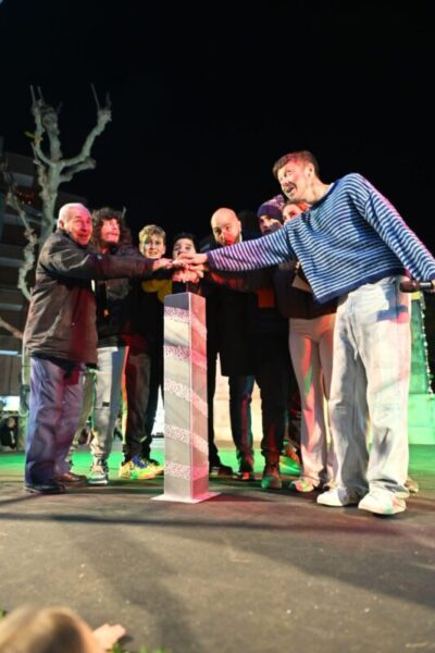 La Bustia encesa llums Nadal Sant Andreu 3