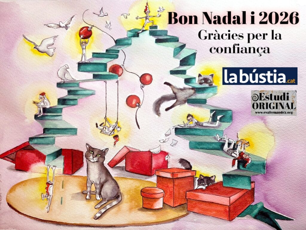 La Bustia postal Eva Fernandez Nadal 2025 amb felicitacio