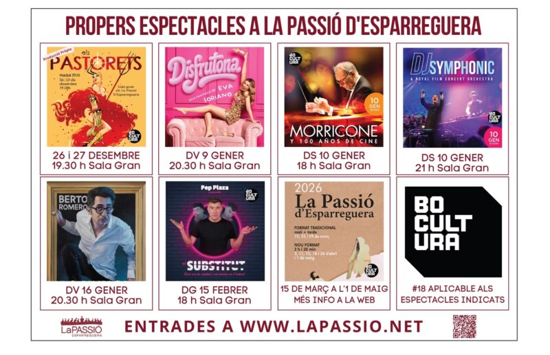 La Bustia propers espectacles la Passio Esparreguera